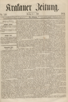 Krakauer Zeitung.Jg.8, Nr. 148 (1 Juli 1864)