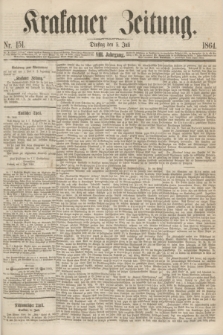 Krakauer Zeitung.Jg.8, Nr. 151 (5 Juli 1864)