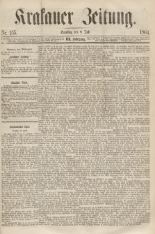 Krakauer Zeitung.Jg.8, Nr. 155 (9 Juli 1864)