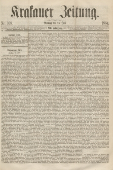 Krakauer Zeitung.Jg.8, Nr. 168 (25 Juli 1864)