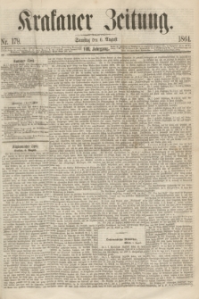 Krakauer Zeitung.Jg.8, Nr. 179 (6 August 1864)