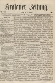 Krakauer Zeitung.Jg.8, Nr. 189 (19 August 1864)