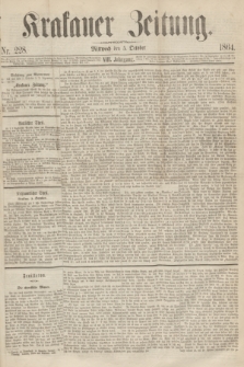 Krakauer Zeitung.Jg.8, Nr. 228 (5 October 1864)