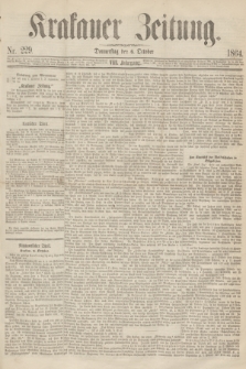 Krakauer Zeitung.Jg.8, Nr. 229 (6 October 1864)