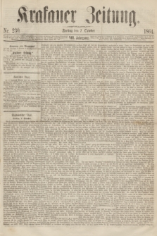 Krakauer Zeitung.Jg.8, Nr. 230 (7 October 1864)