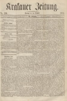 Krakauer Zeitung.Jg.8, Nr. 236 (14 October 1864)