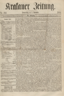 Krakauer Zeitung.Jg.8, Nr. 252 (3 November 1864)