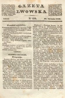 Gazeta Lwowska. 1843, nr 12