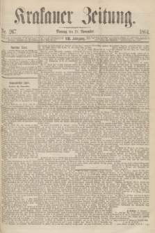 Krakauer Zeitung.Jg.8, Nr. 267 (21 November 1864)