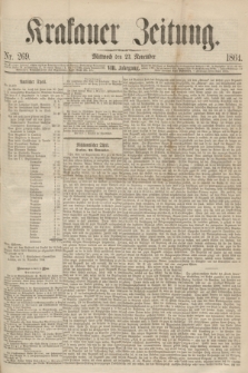 Krakauer Zeitung.Jg.8, Nr. 269 (23 November 1864)