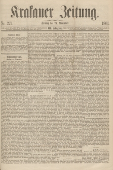 Krakauer Zeitung.Jg.8, Nr. 271 (24 November 1864)