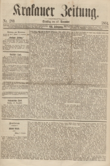 Krakauer Zeitung.Jg.8, Nr. 289 (17 December 1864)