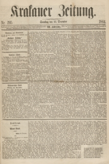 Krakauer Zeitung.Jg.8, Nr. 295 (25 December 1864)
