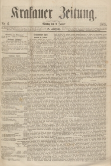 Krakauer Zeitung.Jg.9, Nr. 6 (9 Jänner 1865)