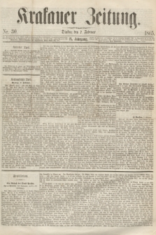 Krakauer Zeitung.Jg.9, Nr. 30 (7 Februar 1865)