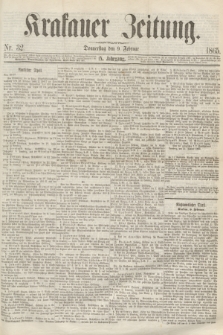 Krakauer Zeitung.Jg.9, Nr. 32 (9 Februar 1865)
