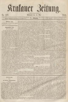Krakauer Zeitung.Jg.9, Nr. 123 (31 Mai 1865)