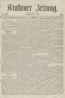Krakauer Zeitung.Jg.9, Nr. 126 (3 Juni 1865)