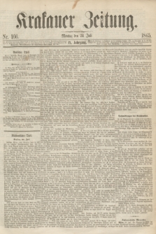 Krakauer Zeitung.Jg.9, Nr. 166 (24 Juli 1865)