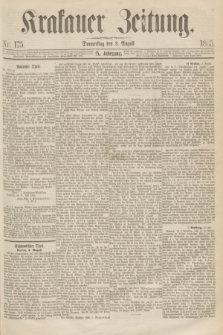 Krakauer Zeitung.Jg.9, Nr. 175 (3 August 1865)