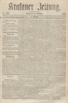 Krakauer Zeitung.Jg.9, Nr. 218 (25 September 1865)