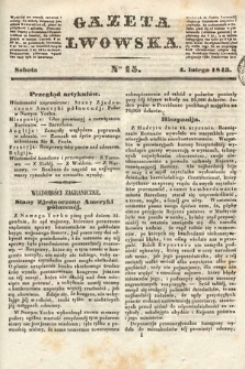 Gazeta Lwowska. 1843, nr 15