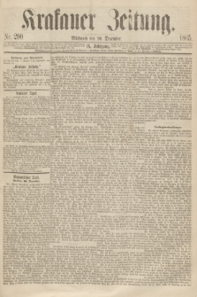 Krakauer Zeitung.Jg.9, Nr. 290 (20 December 1865)