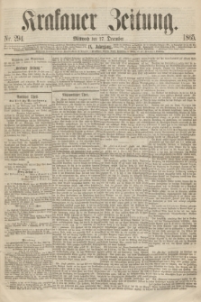 Krakauer Zeitung.Jg.9, Nr. 294 (27 December 1865)