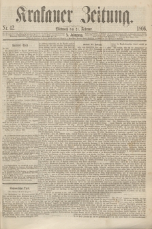 Krakauer Zeitung.Jg.10, Nr. 42 (21 Februar 1866)
