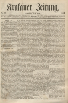 Krakauer Zeitung.Jg.10, Nr. 55 (8 März 1866)