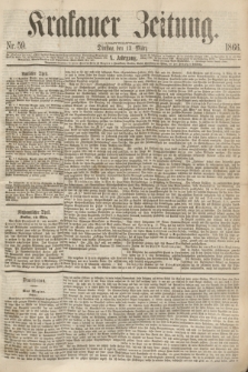 Krakauer Zeitung.Jg.10, Nr. 59 (13 März 1866)