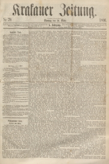 Krakauer Zeitung.Jg.10, Nr. 70 (26 März 1866)