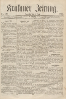 Krakauer Zeitung.Jg.10, Nr. 139 (21 Juni 1866)