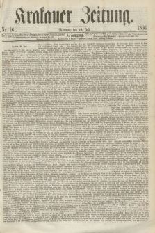 Krakauer Zeitung.Jg.10, Nr. 161 (18 Juli 1866)