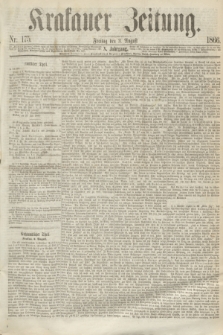 Krakauer Zeitung.Jg.10, Nr. 175 (3 August 1866)