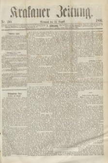 Krakauer Zeitung.Jg.10, Nr. 190 (22 August 1866)