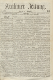 Krakauer Zeitung.Jg.10, Nr. 199 (1 September 1866)