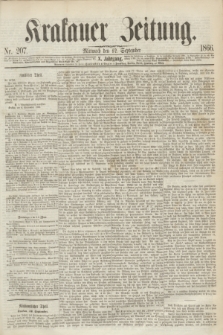 Krakauer Zeitung.Jg.10, Nr. 207 (12 September 1866)