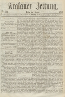 Krakauer Zeitung.Jg.10, Nr. 224 (2 October 1866)