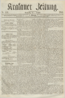Krakauer Zeitung.Jg.10, Nr. 226 (4 October 1866)