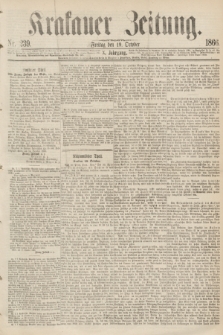 Krakauer Zeitung.Jg.10, Nr. 239 (19 October 1866)