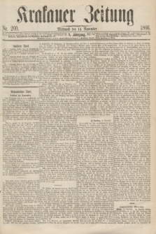 Krakauer Zeitung.Jg.10, Nr. 260 (14 November 1866)