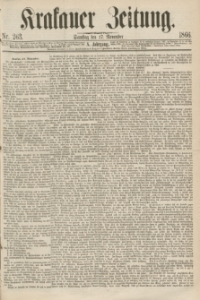 Krakauer Zeitung.Jg.10, Nr. 263 (17 November 1866)