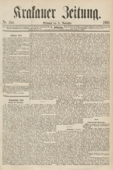 Krakauer Zeitung.Jg.10, Nr. 266 (21 November 1866)