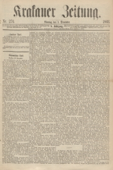 Krakauer Zeitung.Jg.10, Nr. 276 (3 December 1866)
