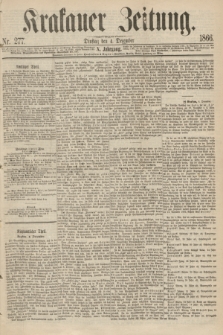 Krakauer Zeitung.Jg.10, Nr. 277 (4 December 1866)