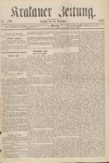 Krakauer Zeitung.Jg.10, Nr. 288 (18 December 1866)