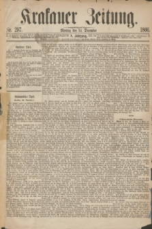 Krakauer Zeitung.Jg.10, Nr. 297 (31 December 1866)