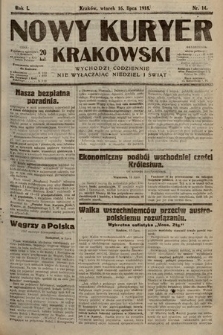 Nowy Kuryer Krakowski. 1918, nr 14