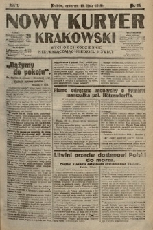 Nowy Kuryer Krakowski. 1918, nr 16